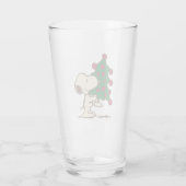 pinda's | Snoopy kerstboom Glas (Achterkant)