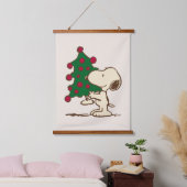 pinda's | Snoopy kerstboom Hangend Wandkleed (Slaapkamer)
