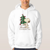 pinda's | Snoopy kerstboom Hoodie (Voorkant)