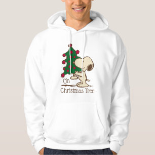 pinda's Snoopy kerstboom Hoodie