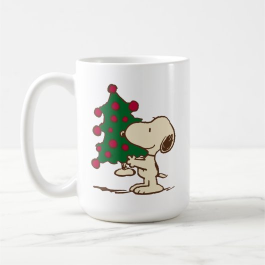 pinda's | Snoopy kerstboom Koffiemok (Links)