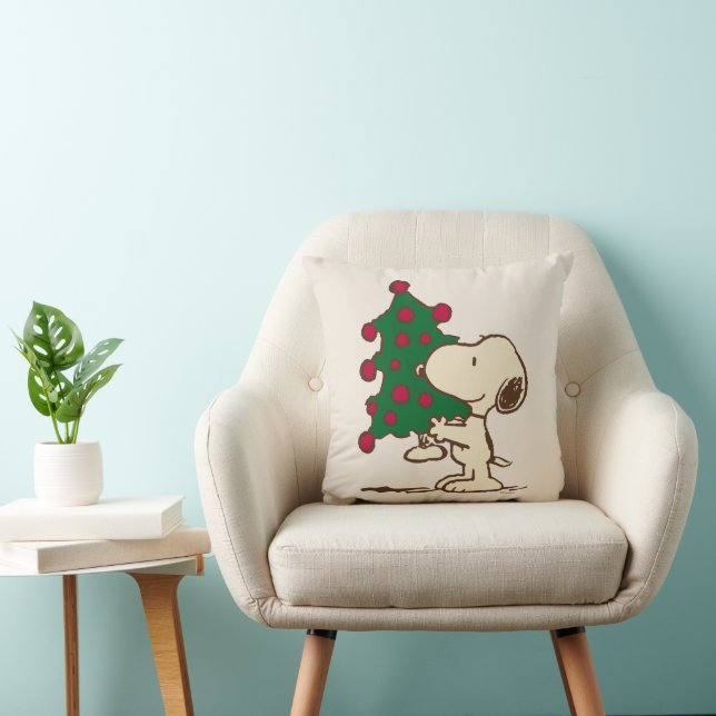pinda's | Snoopy kerstboom Kussen (Stoel)