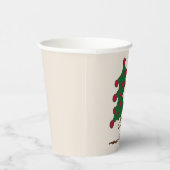 pinda's | Snoopy kerstboom Papieren Bekers (Rechts)