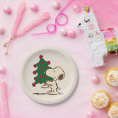 pinda's | Snoopy kerstboom Papieren Bordje (Feest)