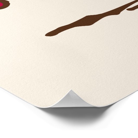 pinda's | Snoopy kerstboom Poster (Hoek)