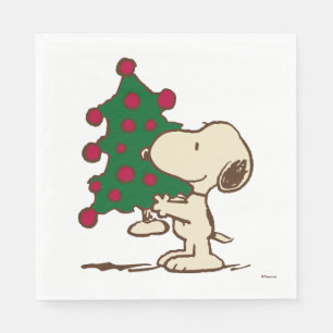 pinda's Snoopy kerstboom Servet