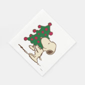 pinda's | Snoopy kerstboom Servet (Hoek)
