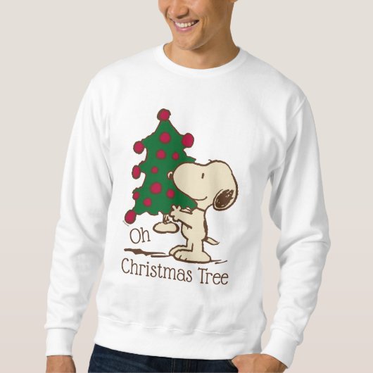 pinda's | Snoopy kerstboom Trui (Voorkant)