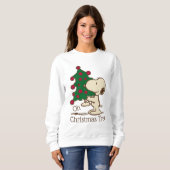pinda's | Snoopy kerstboom Trui (Voorkant volledig)
