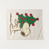 pinda's | Snoopy kerstboom Wandkleed (Voorkant (horizontaal))