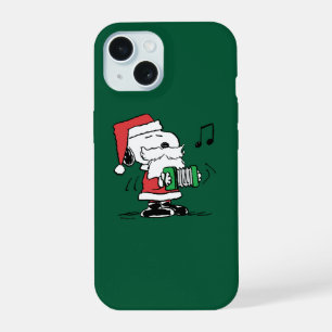 Pinda's Snoopy Kerstman Accordeon iPhone 15 Case