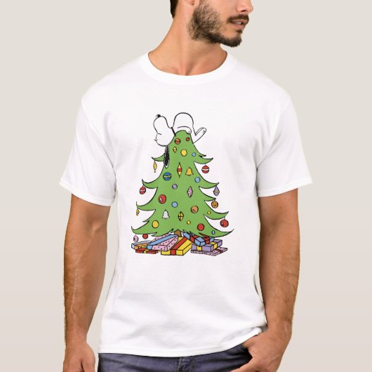 pinda's snoopy kerstmis t-shirt (Voorkant)