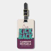 pinda's | Snoopy Kickback Bagagelabel (Voorkant verticaal)