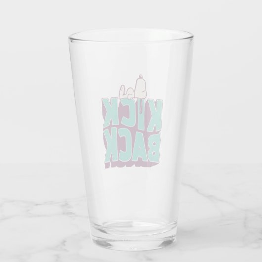 pinda's | Snoopy Kickback Glas (Achterkant)