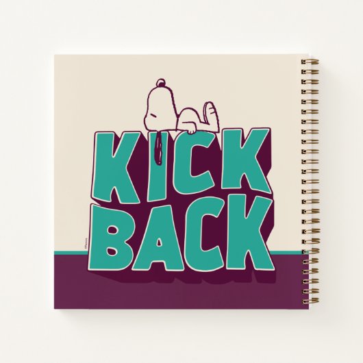 pinda's | Snoopy Kickback Notitieboek (Achterkant)