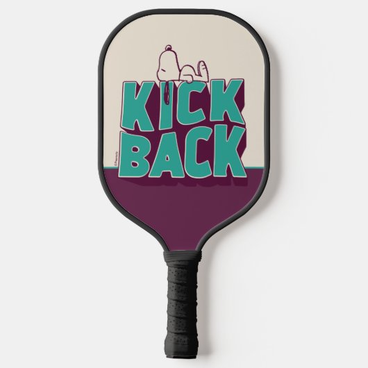 pinda's | Snoopy Kickback Pickleball Paddle (Achterkant)