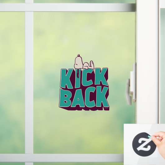 pinda's | Snoopy Kickback Raamsticker (Huis)