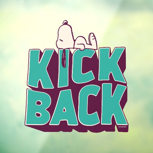 pinda's | Snoopy Kickback Raamsticker (Vel 3)