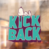 pinda's | Snoopy Kickback Raamsticker (Vel 2)