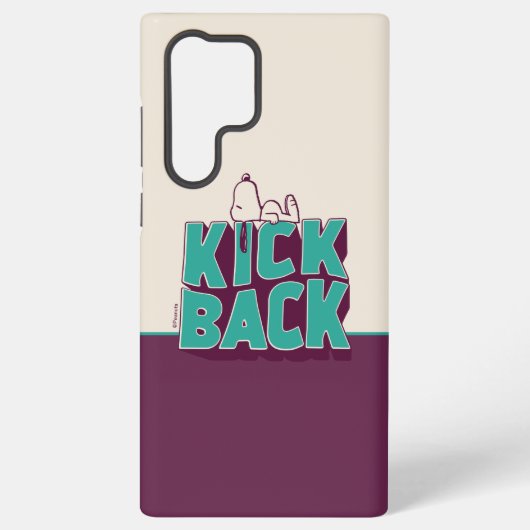 pinda's | Snoopy Kickback Samsung Galaxy Hoesje (Achterkant)
