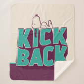 pinda's | Snoopy Kickback Sherpa Deken (Voorkant)