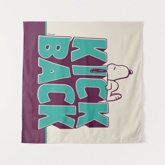 pinda's | Snoopy Kickback Wandkleed (Voorkant (horizontaal))