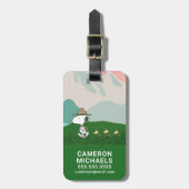 pinda's | Snoopy Leader of the Pack Bagagelabel (Voorkant verticaal)