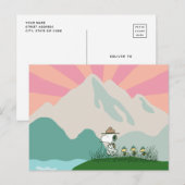 pinda's | Snoopy Leader of the Pack Briefkaart (Voorkant / Achterkant)