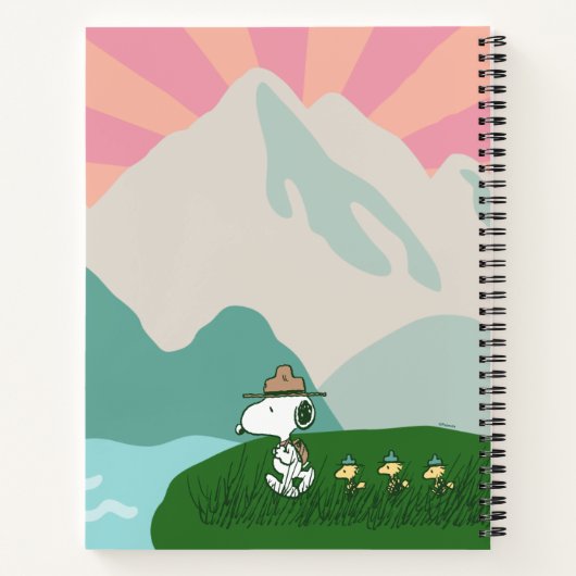 pinda's | Snoopy Leader of the Pack Notitieboek (Achterkant)