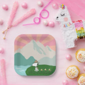 pinda's | Snoopy Leader of the Pack Papieren Bordje (Feest)