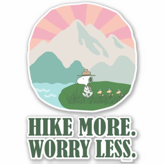 pinda's | Snoopy Leader of the Pack Sticker (Voorkant)