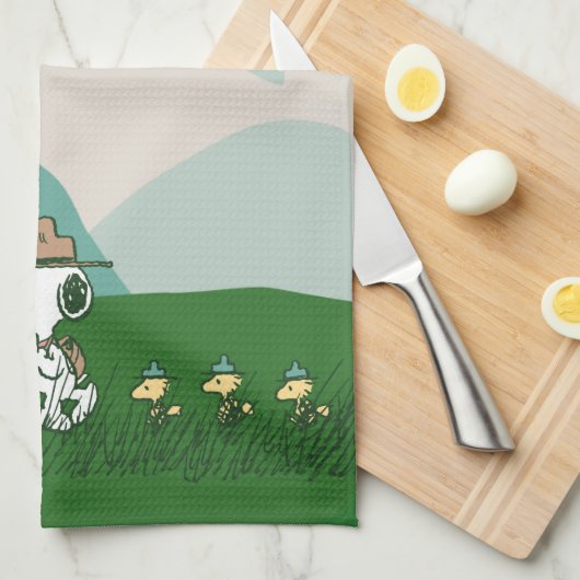 pinda's | Snoopy Leader of the Pack Theedoek (Quarter Fold)