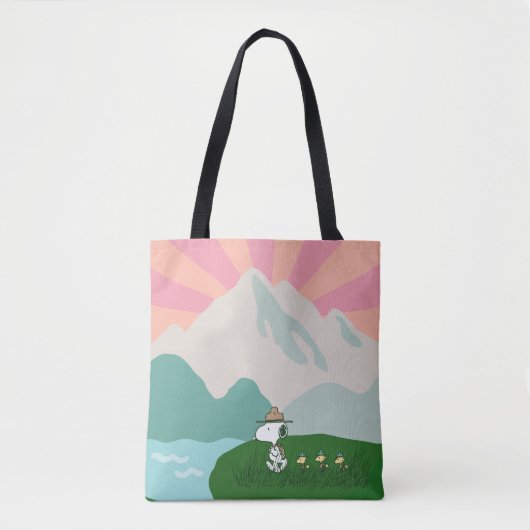 pinda's | Snoopy Leader of the Pack Tote Bag (Voorkant)