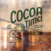 pinda's | Snoopy & Linus Caca Time Window Cling Raamsticker (Vel 2)