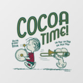 pinda's | Snoopy & Linus Caca Time Window Cling Raamsticker (Vel)