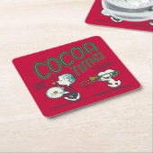 pinda's | Snoopy & Linus Cacaotijd Kartonnen Onderzetters (Schuin)