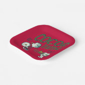 pinda's | Snoopy & Linus Cacaotijd Papieren Bordje (Gebogen)