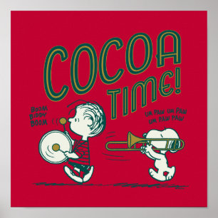 pinda's   Snoopy & Linus Cacaotijd Poster