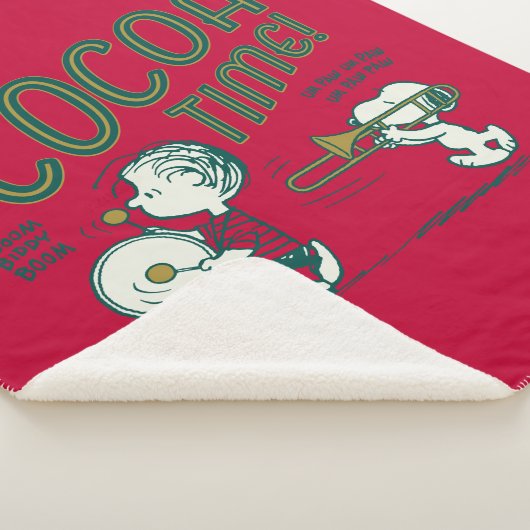 pinda's | Snoopy & Linus Cacaotijd Sherpa Deken (3/4)