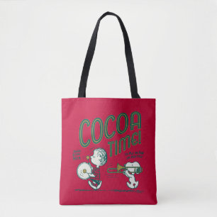 pinda's   Snoopy & Linus Cacaotijd Tote Bag