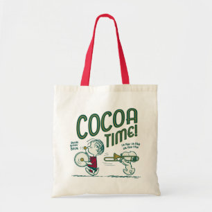 pinda's   Snoopy & Linus Cacaotijd Tote Bag