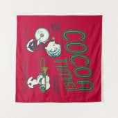 pinda's | Snoopy & Linus Cacaotijd Wandkleed (Voorkant (horizontaal))