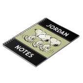 Pinda's | Snoopy loopt fier Notitieboek (Linkerzijde)