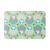 pinda's | Snoopy Mint Green Deco Dreams Patroon Badmat (Voorkant)