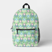 pinda's | Snoopy Mint Green Deco Dreams Patroon Bedrukte Rugzak (Voorkant)