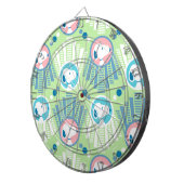 pinda's | Snoopy Mint Green Deco Dreams Patroon Dartbord (Voorkant Rechts)