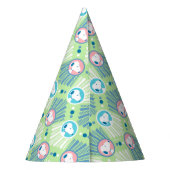 pinda's | Snoopy Mint Green Deco Dreams Patroon Feesthoedjes (Achterkant)