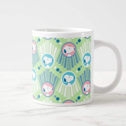 pinda's | Snoopy Mint Green Deco Dreams Patroon Grote Koffiekop (Rechts)