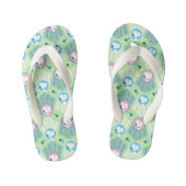 pinda's | Snoopy Mint Green Deco Dreams Patroon Kinder Teenslippers (Voetbed)