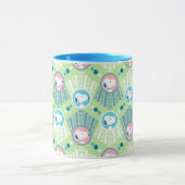 pinda's | Snoopy Mint Green Deco Dreams Patroon Mok (Midden)